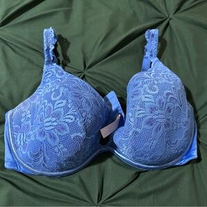 Cacique Vibrant Blue Lace Bra